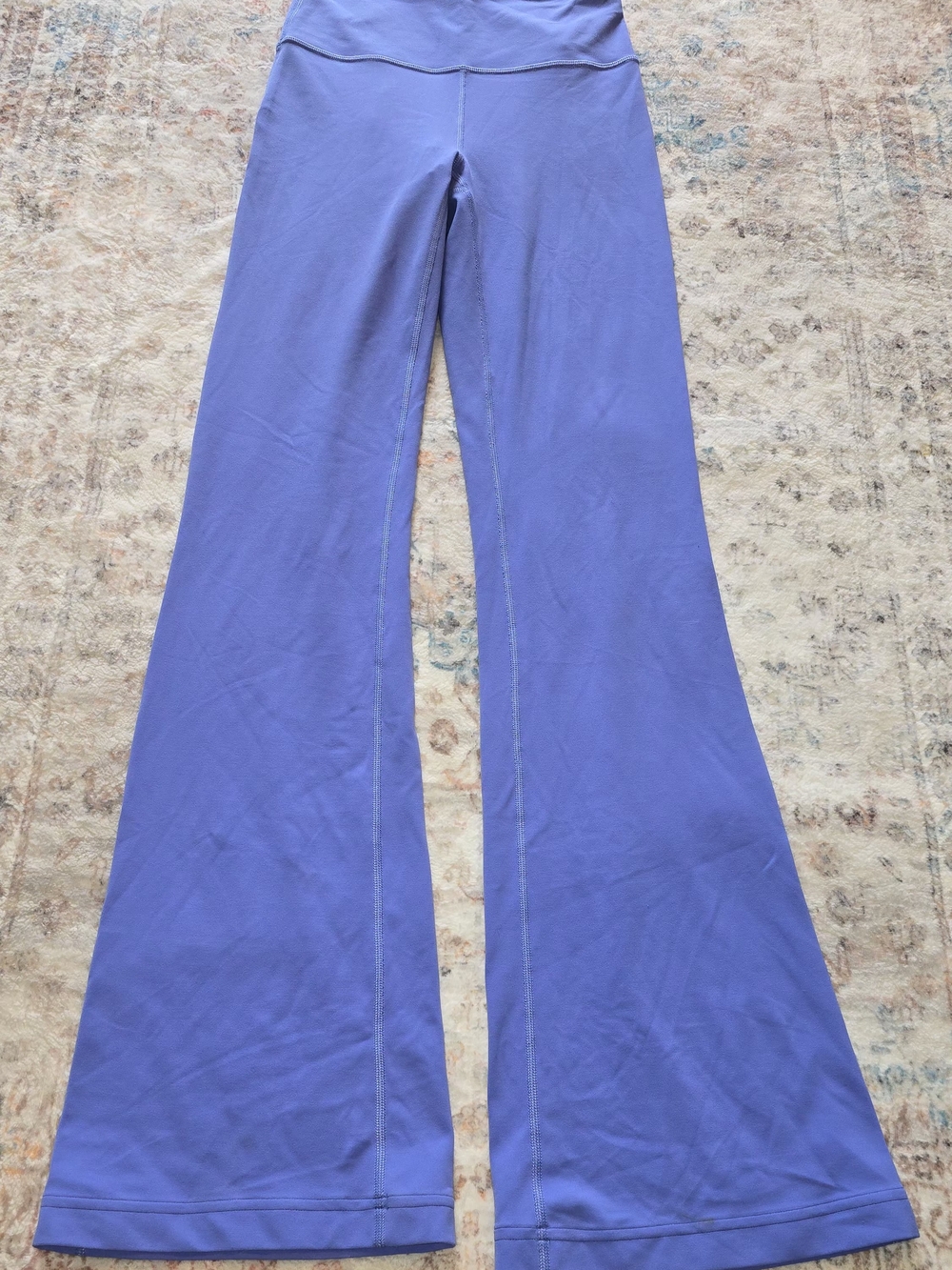 Lululemon Groove High Rise Flared Pant Wild Indigo Soft buttery Size 4 - Picture 4 of 7